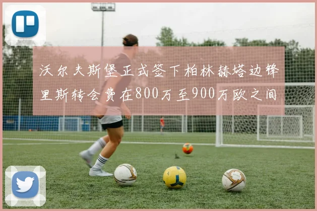 沃尔夫斯堡正式签下柏林赫塔边锋里斯转会费在800万至900万欧之间
